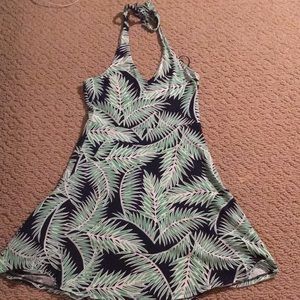 Aeropostale leaves summer halter dress